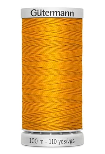 Gütermann Garn M782 Extra Stark Nähgarn Polyester 100m Nähmaschinengarn für alle stark beanspruchten Nähte (362 hell orange) von Die Stofftante