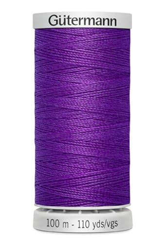 Gütermann Garn M782 Extra Stark Nähgarn Polyester 100m Nähmaschinengarn für alle stark beanspruchten Nähte (392 lila) von Die Stofftante