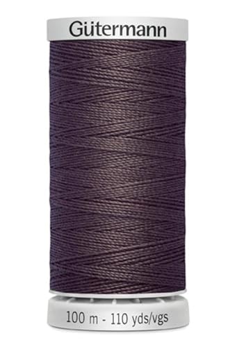 Gütermann Garn M782 Extra Stark Nähgarn Polyester 100m Nähmaschinengarn für alle stark beanspruchten Nähte (540 schokobraun) von Die Stofftante