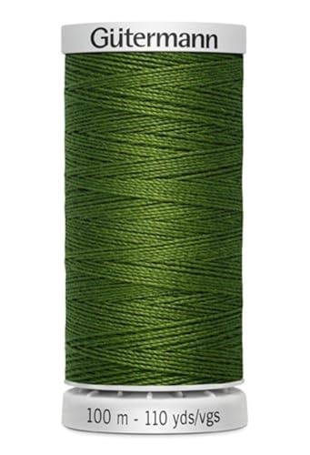 Gütermann Garn M782 Extra Stark Nähgarn Polyester 100m Nähmaschinengarn für alle stark beanspruchten Nähte (585 dunkel olive) von Die Stofftante