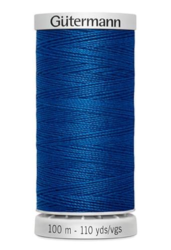Gütermann Garn M782 Extra Stark Nähgarn Polyester 100m Nähmaschinengarn für alle stark beanspruchten Nähte (royalblau) von Die Stofftante