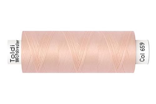Gütermann Nähgarn Allesnäher TOLDI | 500m | Nähmaschinengarn | 40 Farben (659 rosé) von Die Stofftante