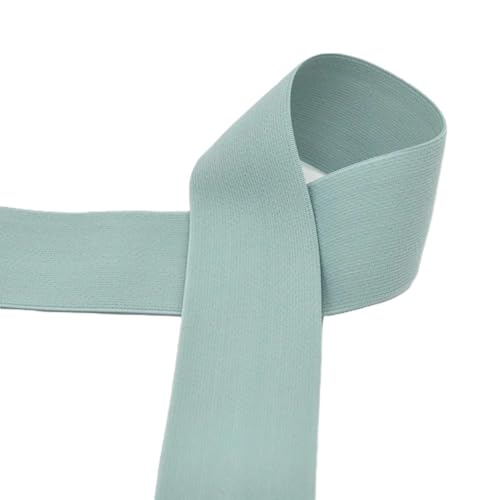 Gummiband 40 mm breit | farbig | 1m und 2m Längen | keine Meterware (dusty mint, 1 Meter) von Die Stofftante