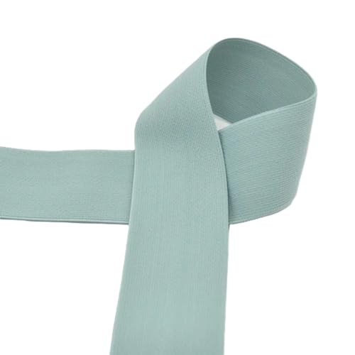 Gummiband 40 mm breit | farbig | ab 1 m | Meterware (dusty mint) von Die Stofftante