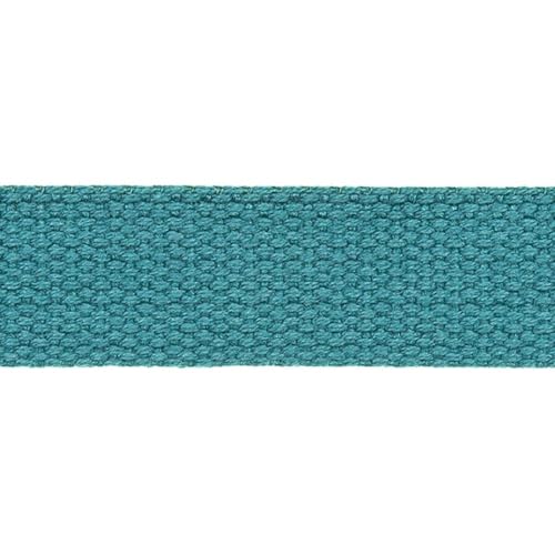 Gurtband 30mm für Taschen Taschengurtband | 100% Baumwolle | 30 mm breit | viele Farben | Meterware (aqua) von Die Stofftante