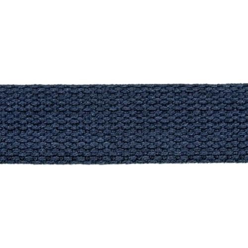 Gurtband 30mm für Taschen Taschengurtband | 100% Baumwolle | 30 mm breit | viele Farben | Meterware (dunkelblau) von Die Stofftante