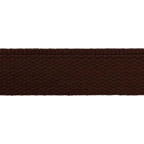 Gurtband 30mm für Taschen Taschengurtband | 100% Baumwolle | 30 mm breit | viele Farben | Meterware (dunkelbraun) von Die Stofftante