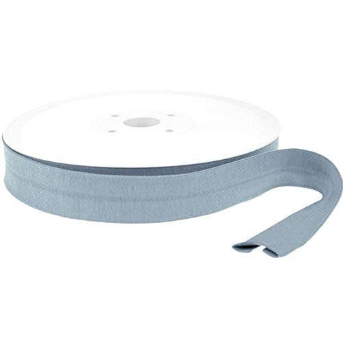 Jersey-Schrägband/Pretty Edition / 2 m (1,75 €/m) (dusty blue) von Die Stofftante