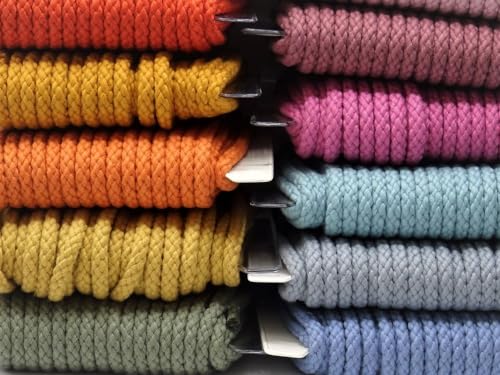 Kordel Hoodiekordel 8mm Baumwolle | ab 1 m | Meterware | viele Farben (Altrosa) von Die Stofftante