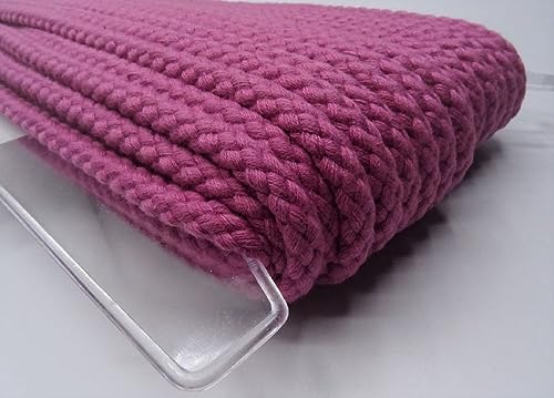 Kordel Hoodiekordel 8mm Baumwolle | ab 1 m | Meterware | viele Farben (Fuchsia) von Die Stofftante