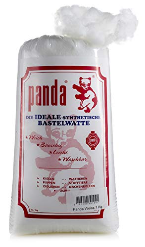 Panda Füllwatte Bastelwatte Stopfwatte/weiß / 1 kg Panda Füllwatte Bastelwatte Stopfwatte/weiß / 1 kg von Die Stofftante
