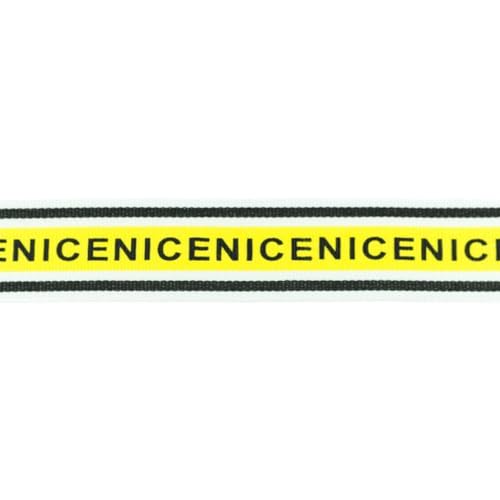 Ripsband Nice | 30 mm breit | viele Farben | ab 2 m | Meterware (gelb) von Die Stofftante