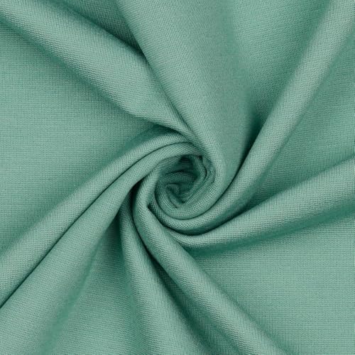 Romanit Jersey | Punta Royal | uni | viele Farben | Kleiderstoff/Hosenstoff | ab 50 cm | Meterware (mint) von Die Stofftante