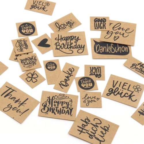 SNAPPAP Label Bogen | verschiedene Designs | DIY Labels für Bekleidung (Wünsche (34 Labels)) von Die Stofftante