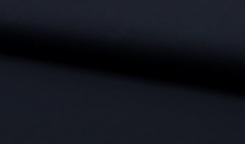 Viskosejersey uni – Meterware ab 50 cm – weich fließender Jersey-Stoff für Bekleidung – 200g/m2 - Öko-Tex Standard 100 – elastischer Viskose-Stoff zum Nähen von Kleidung, Shirts & Mode (navy) von Die Stofftante