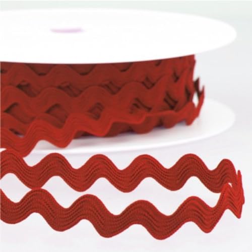 Zackenlitze | uni | 12 mm | Meterware | ab 1m (kupfer) von Die Stofftante