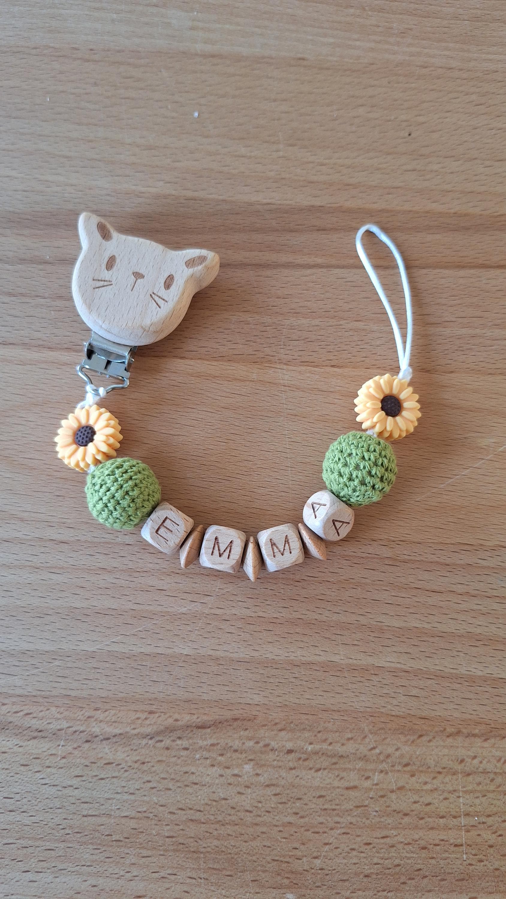 Personalisierte Schnullerkette Mit Namen - Handgefertigtes Babygeschenk Zur Geburt Oder Taufe Personalisierte Schnullerkette Mit Namen - Handgefertigtes Babygeschenk Zur Geburt Oder Taufe von DieRappelkiste