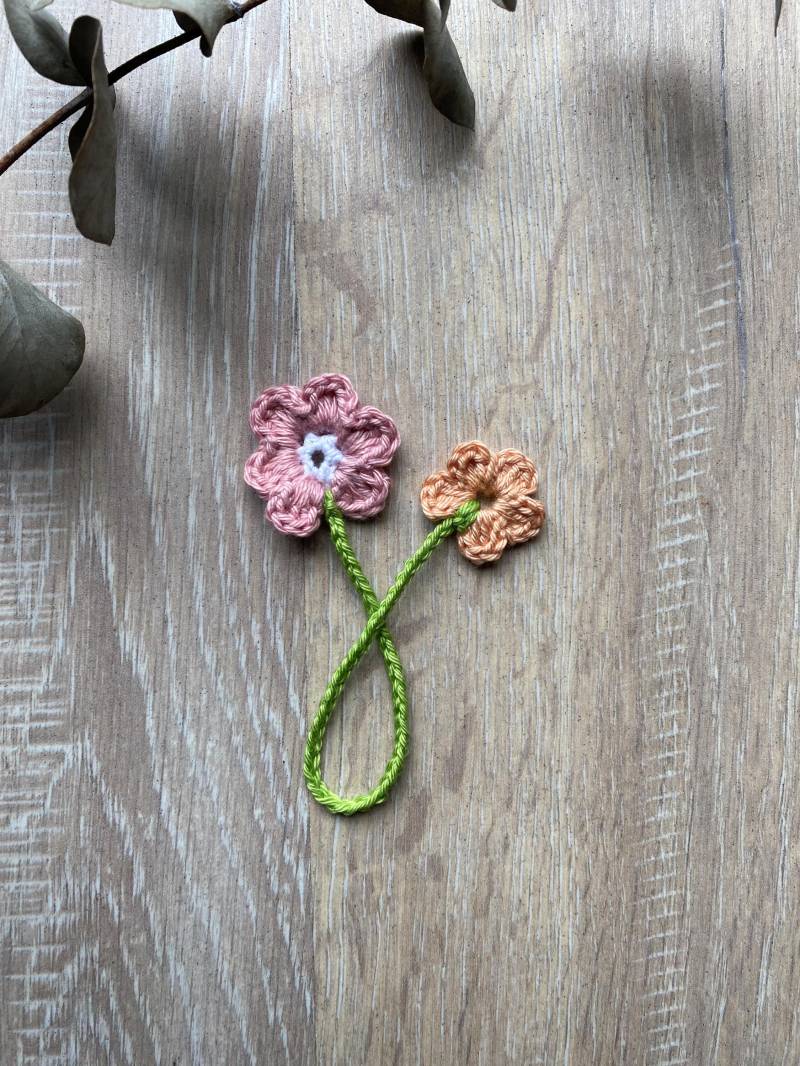 Nabelschnurbändchen in Den Farben Ihrer Wahl | Motiv Blume von DieSandfrau