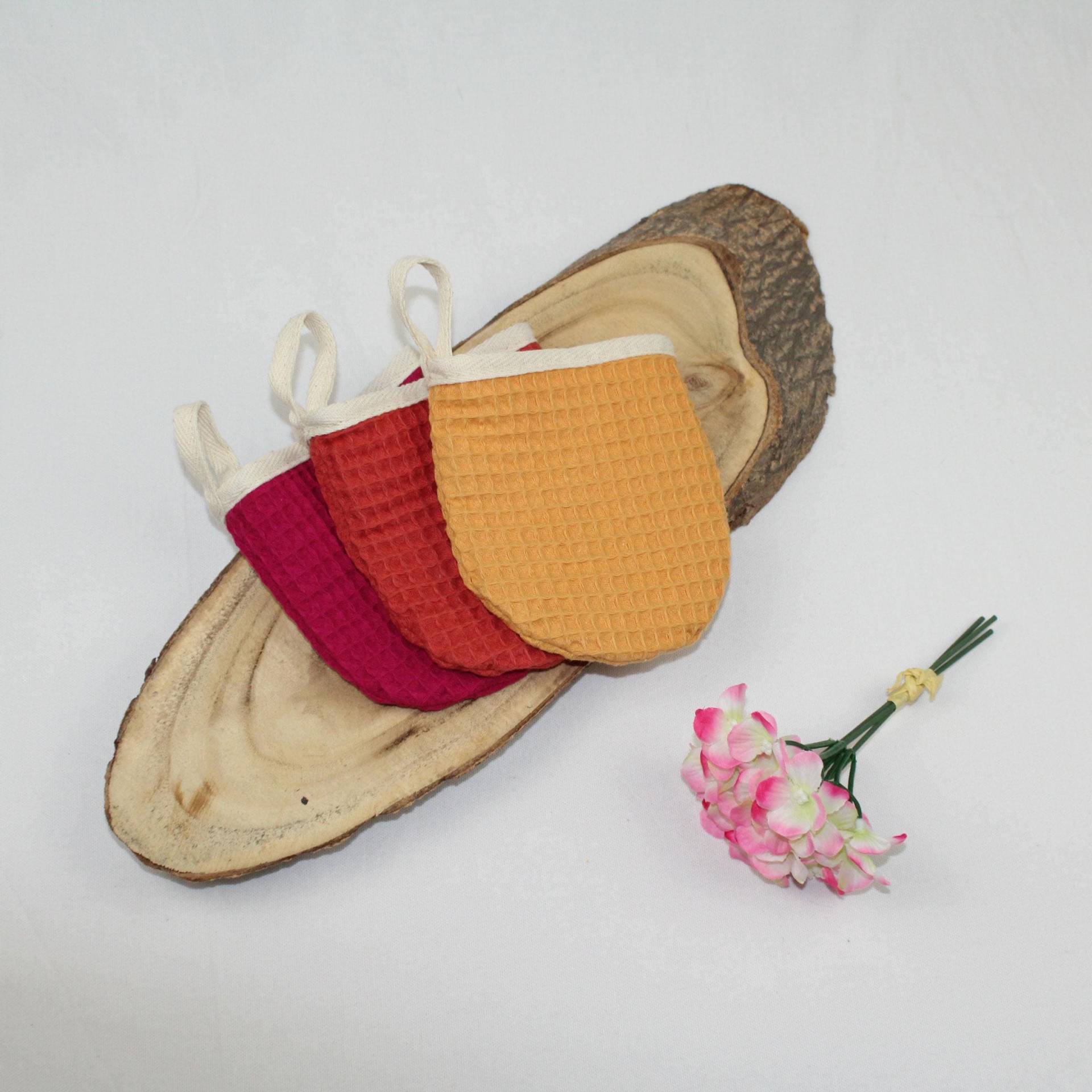 Waschhandschuh Für Gesichtsreinigung Peeling Waffelpique Baumwolle Schrägband Spa Waschhandschuh Für Gesichtsreinigung Peeling Waffelpique Baumwolle Schrägband Spa von DieSchnukkis