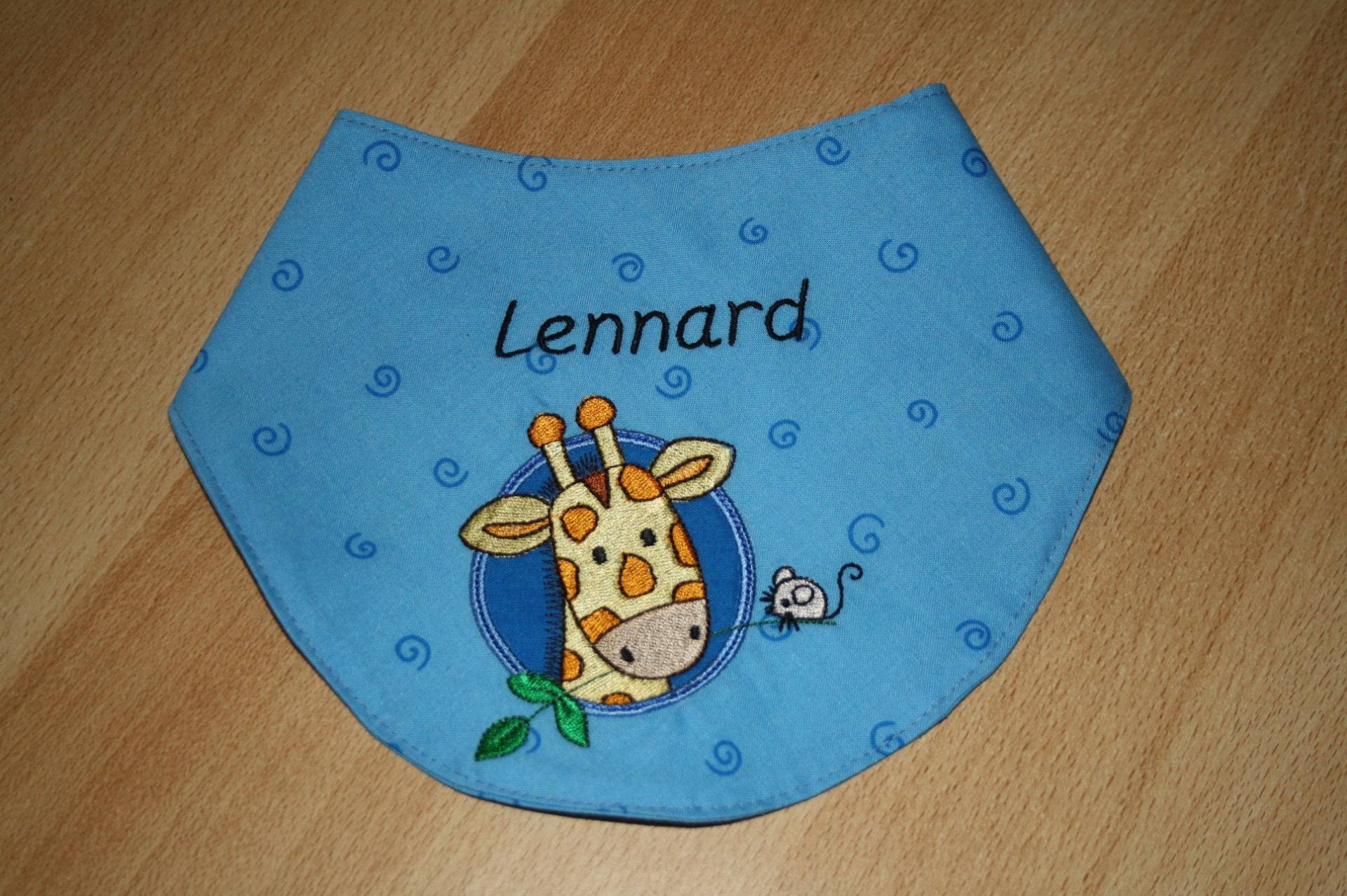 Halstuch Lätzchen Giraffe Mäuschen #1 Mit Namen W258 Halstuch Lätzchen Giraffe Mäuschen #1 Mit Namen W258 von DieWichtelstickerei