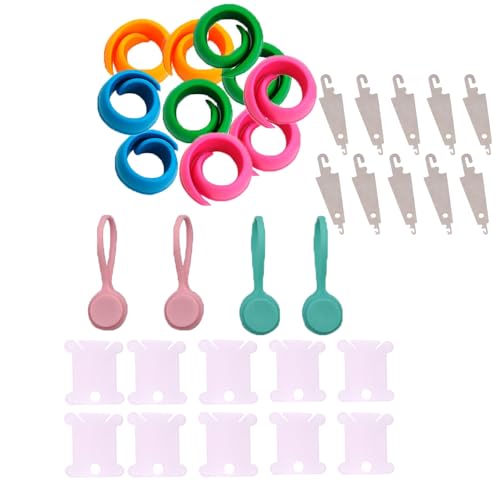 Dielianyi 14 Stück Stoff-Clips für Kreuzstich, Silikonfaden, Spulenhalter, Stickerei, Nähen, Baumwolle, Spule, Ordnungs-Clips mit magnetischen Stoff-Clips Dielianyi 14 Stück Stoff-Clips für Kreuzstich, Silikonfaden, Spulenhalter, Stickerei, Nähen, Baumwolle, Spule, Ordnungs-Clips mit magnetischen Stoff-Clips von Dielianyi