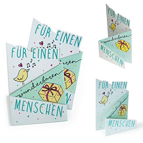 Diese-Klappkarten 2 Stk Geburtstagskarte Vögelchen modern, 3D Effekt | Karte zum Geburtstag und anderen Anlässen | Glückwunschkarte, Dankeskarte, Gutschein, zum Aufstellen, X018 Diese-Klappkarten 2 Stk Geburtstagskarte Vögelchen modern, 3D Effekt | Karte zum Geburtstag und anderen Anlässen | Glückwunschkarte, Dankeskarte, Gutschein, zum Aufstellen, X018 von Diese-Klappkarten