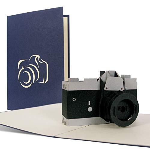 Diese-Klappkarten Geburtstagskarte mit Kamera, ideal als Einladung oder Glueckwunschkarte, Happy Birthday Karte T14 Diese-Klappkarten Geburtstagskarte mit Kamera, ideal als Einladung oder Glueckwunschkarte, Happy Birthday Karte T14 von Diese-Klappkarten