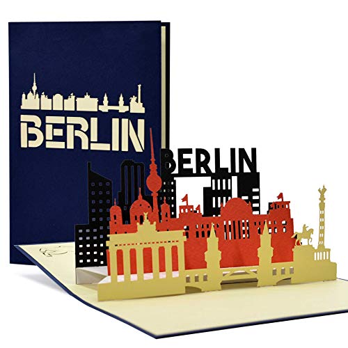 Diese Klappkarten Reisegutschein Berlin, Wochenende I Städtetrip Berlin als Pop Up Karte, Geschenk, Geschenkideen, Geschenkgutschein Städtereise, A109 von Diese-Klappkarten