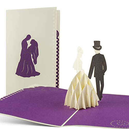 Karte zur Hochzeit, Hochzeitskarte, Weiß und Lila, Glückwunschkarte Hochzeit, Karten zur Hochzeit, Mitbringsel, Geschenk, edles Gastgeschenk zur Hochzeit, Einladungskarten elegant, L08 Karte zur Hochzeit, Hochzeitskarte, Weiß und Lila, Glückwunschkarte Hochzeit, Karten zur Hochzeit, Mitbringsel, Geschenk, edles Gastgeschenk zur Hochzeit, Einladungskarten elegant, L08 von Diese-Klappkarten