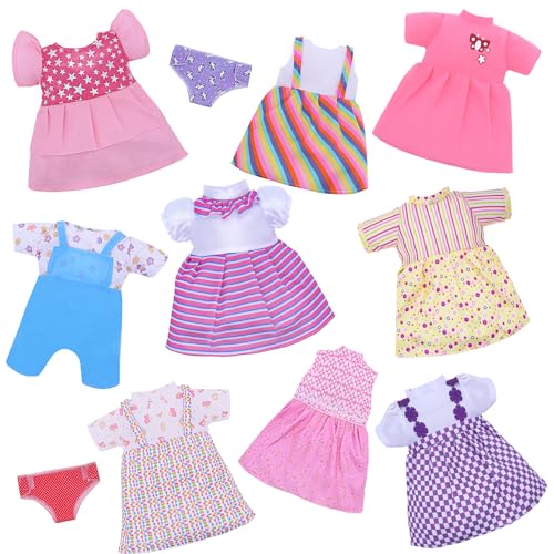 Digabi Alive 9 Sets Mädchen Puppe Kleidung für 10 11 12 Zoll Puppen Baby Doll Outfits Zubehör Niedliche Handgemachte Stoffpuppe für Mädchen Weihnachten Geburtstagsgeschenk Digabi Alive 9 Sets Mädchen Puppe Kleidung für 10 11 12 Zoll Puppen Baby Doll Outfits Zubehör Niedliche Handgemachte Stoffpuppe für Mädchen Weihnachten Geburtstagsgeschenk von Digabi
