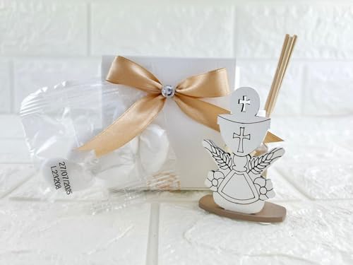 Gastgeschenk für Kommunion, Kelch für Jungen/Mädchen, komplett mit Komposition Gastgeschenk für Kommunion, Kelch für Jungen/Mädchen, komplett mit Komposition von Digiglio Bomboniere