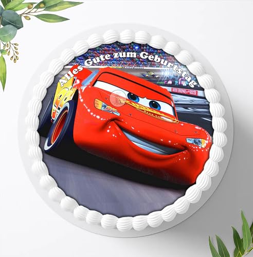 Disney's Pixar Cars, Essbares Foto für Torten, Tortenbild, Tortenaufleger Ø 20cm - Super Qualität, 0085w von Digital-on