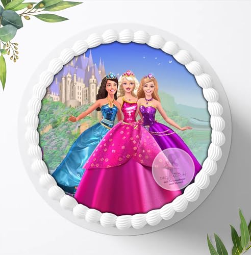 Für den Geburtstag ein Tortenbild, Zuckerbild mit dem Motiv: Barbie, Essbares Foto für Torten,Tortenaufleger Ø 20cm, 0345w Für den Geburtstag ein Tortenbild, Zuckerbild mit dem Motiv: Barbie, Essbares Foto für Torten,Tortenaufleger Ø 20cm, 0345w von Digital-on