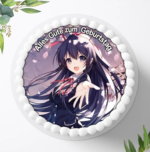 Für den Geburtstag ein Tortenbild, Zuckerbild mit dem Motiv: Manga Anime, Essbares Foto für Torten, Fondant, Tortenaufleger Ø 20cm, 0865w Für den Geburtstag ein Tortenbild, Zuckerbild mit dem Motiv: Manga Anime, Essbares Foto für Torten, Fondant, Tortenaufleger Ø 20cm, 0865w von Digital-on