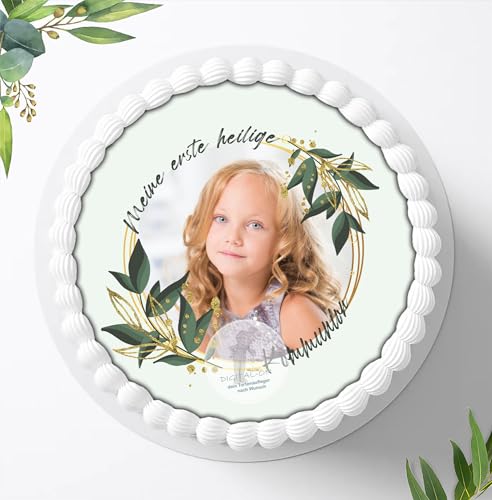 Zur Kommunion für deine Torten mit Wunsch Bild, Zuckerbild, Essbares Foto für Torten, Fondant, Tortenaufleger Ø 20cm, 0178c Zur Kommunion für deine Torten mit Wunsch Bild, Zuckerbild, Essbares Foto für Torten, Fondant, Tortenaufleger Ø 20cm, 0178c von Digital-on