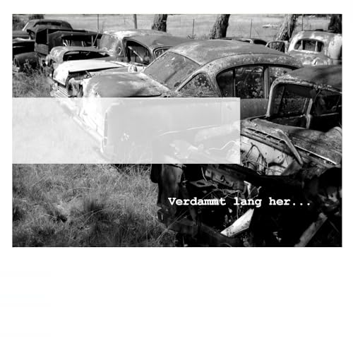 DigitalOase 4 Tischkarten zum Geburtstag passend zu Einladungskarten - 4 Klappkarten DIN A7 (aufgeklappt ca. 10 x 14 cm) #OLDIES Oldtimer Verdammt lang her von DigitalOase