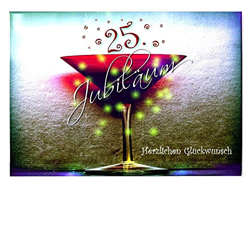 DigitalOase Jubiläumskarte 25. Jubiläum A5 Glückwunschkarte Grußkarte Klappkarte Umschlag #KELCHR DigitalOase Jubiläumskarte 25. Jubiläum A5 Glückwunschkarte Grußkarte Klappkarte Umschlag #KELCHR von DigitalOase