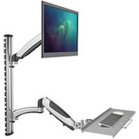 DIGITUS Monitor-Maus-Tastatur-Halterung DA-90354 silber für 1 Monitor, 1 Tastatur, 1 Maus, Wandhalterung DIGITUS Monitor-Maus-Tastatur-Halterung DA-90354 silber für 1 Monitor, 1 Tastatur, 1 Maus, Wandhalterung von Digitus