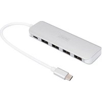 DIGITUS USB-Hub DA-70242-1 4-fach silber von Digitus