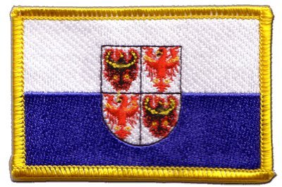 Aufnäher Patch Flagge Italien Trentino-Südtirol - 8 x 6 cm von Digni