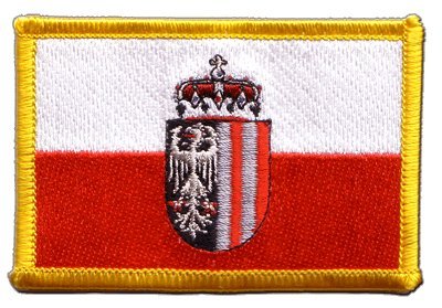 Aufnäher Patch Flagge Österreich Oberösterreich - 8 x 6 cm von Digni