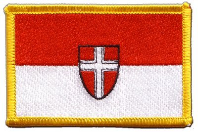 Aufnäher Patch Flagge Österreich Wien - 8 x 6 cm von Digni