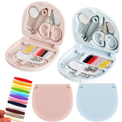 2 Stück Nähset Reise, Mini Nähprojekt Set, Reisenähset Klein, Kleines Nähset, Nähset Mini, Kleines Nähset, Nähset Reise Mini, Für Zuhause Reisende, Braut, Anfänger, DIY Werkzeugzubehör 2 Stück Nähset Reise, Mini Nähprojekt Set, Reisenähset Klein, Kleines Nähset, Nähset Mini, Kleines Nähset, Nähset Reise Mini, Für Zuhause Reisende, Braut, Anfänger, DIY Werkzeugzubehör von Dilightnews