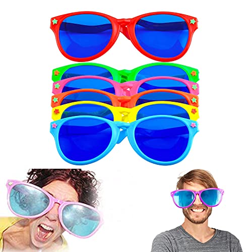 Dilightnews 6 Stück Kunstoff Partybrille, Partybrille Plastik Groß, Partybrillen Bunt Kunstoff, Groß Sonnenbrille Bunte Party Brille für Strand Kostümzubehör Foto Requisiten Kostüm Partyzubehör Dilightnews 6 Stück Kunstoff Partybrille, Partybrille Plastik Groß, Partybrillen Bunt Kunstoff, Groß Sonnenbrille Bunte Party Brille für Strand Kostümzubehör Foto Requisiten Kostüm Partyzubehör von Dilightnews