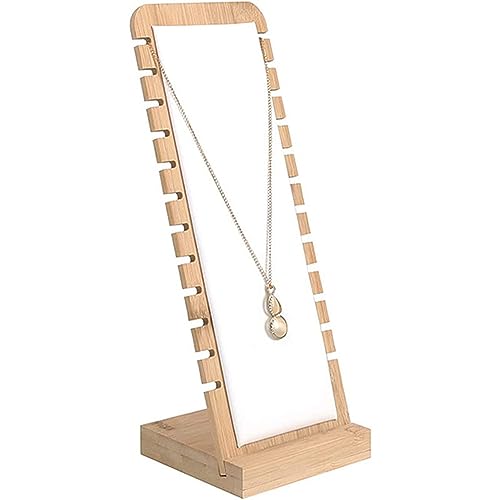 Halsketten-Ausstellungsständer, Display Boards Halskette, Rechteck Halskette Display Holz, Halskettenständer Holz, Schmuck Rechteck Halskette Display für Halsketten Anhänger Armband von Dilireba