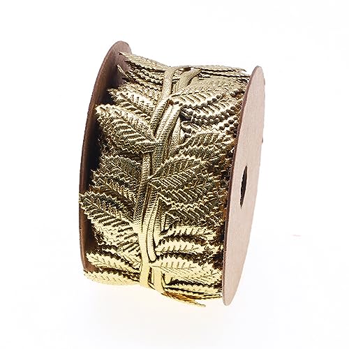 Streifen Geschenkband,Gold Ribbon Leaf,Künstliches Blattband Gold,Blätter Streifen Geschenkband,Künstliche Reben Blattband für DIY Handwerk Girlande Party Hochzeit Hausgarten Dekoration Gold Streifen Geschenkband,Gold Ribbon Leaf,Künstliches Blattband Gold,Blätter Streifen Geschenkband,Künstliche Reben Blattband für DIY Handwerk Girlande Party Hochzeit Hausgarten Dekoration Gold von Dilireba