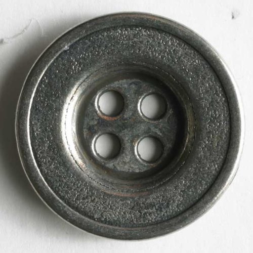 5-teiliges Set: Full Metall Knopf – Größe: 20 mm – Farbe: kupfer von Dill Buttons