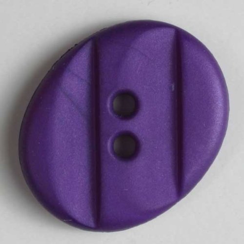 6 Stück: Modeknopf - Größe: 15mm - Farbe: lila von Dill Buttons