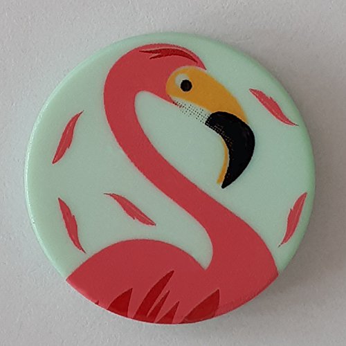 Kinderknopf Flamingo mit Öse - Größe: 18mm - Farbe: grün - Art.Nr. 281090 von Dill Buttons