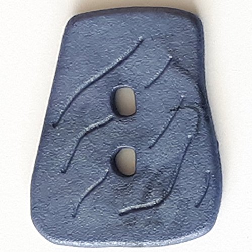 Polyamidknopf mit 2 Löchern - Größe: 35mm - Farbe: blau - Art.Nr. 388729 von Dill Buttons